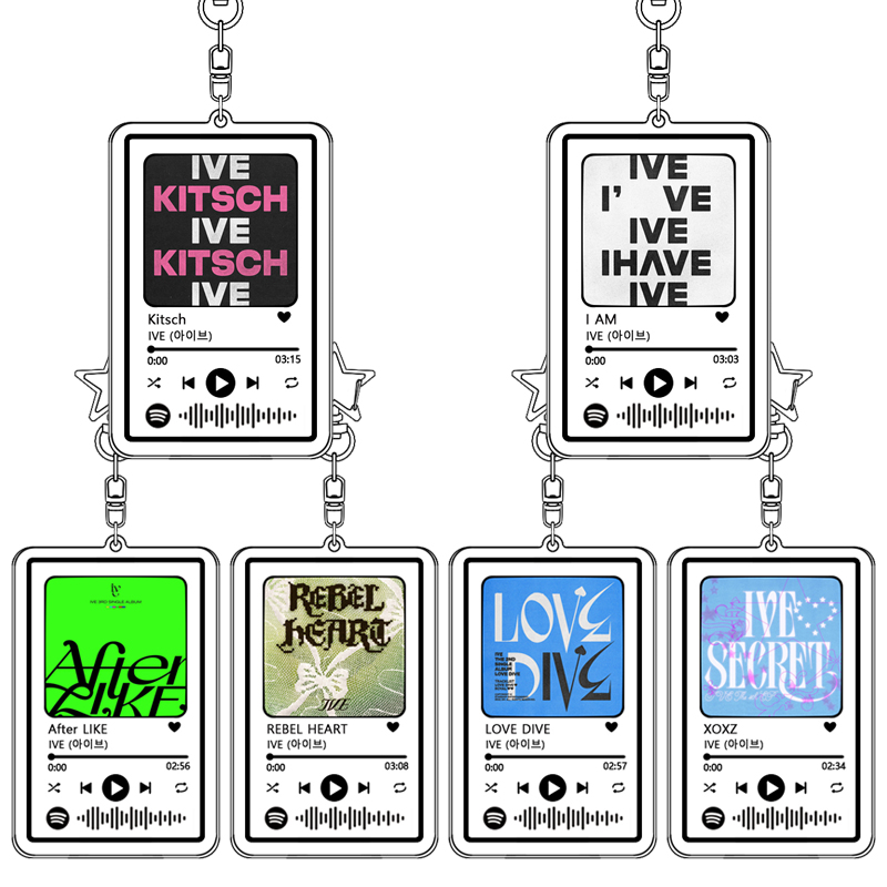 Cosplay Floating Prop - Kpop Popular Ive Acrylic Keychain Gaeul