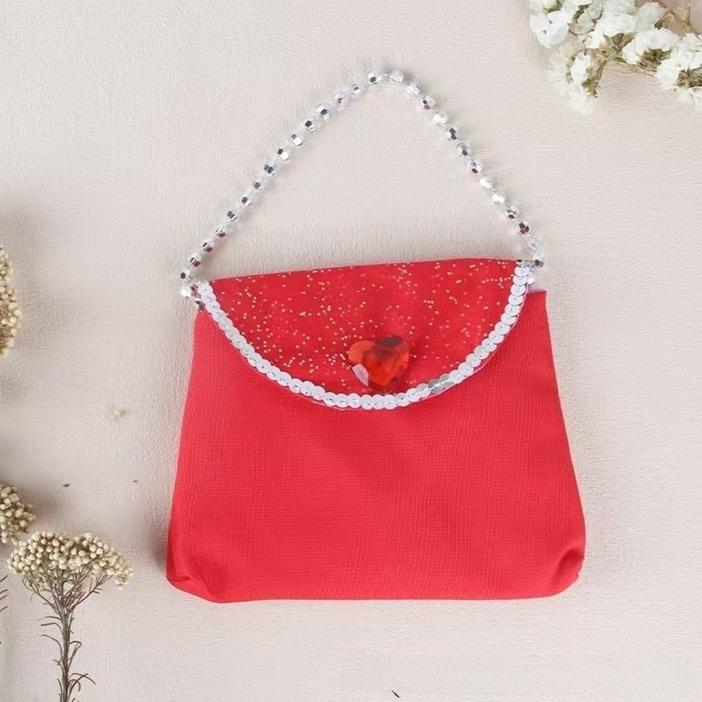 Cosplay Prop Pattern - Multicolor Princess Handbag Snowflake Pattern Peach