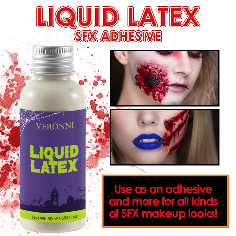 Body Paint Sfx - Quick-Dry Liquid Latex Makeup,SFX Cosmetic,Zombie Halloween