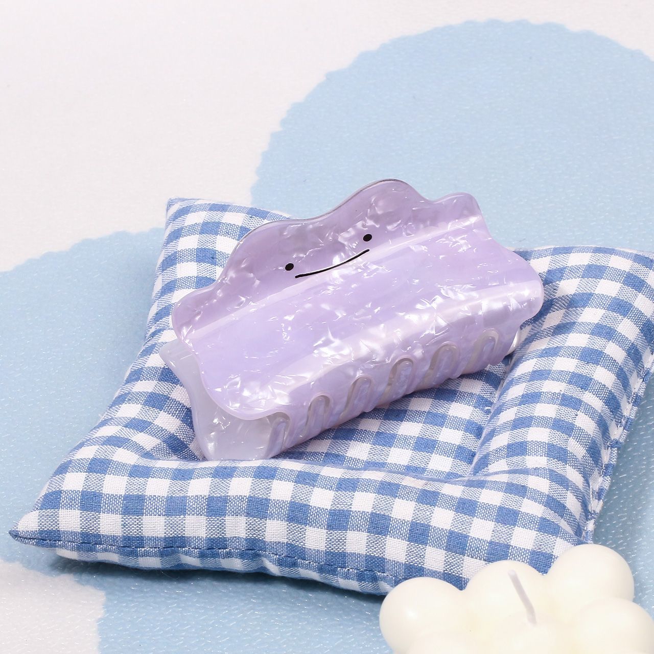 Cosplay Floating Prop - Pokémon Ditto Hair Clip Purple Cute