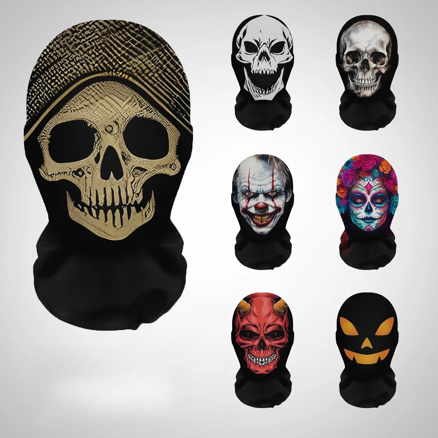 Cosplay Prop Pattern - Halloween Terror Masks 3D Printing Skull