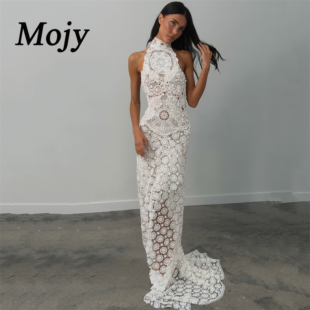 Briar Cosplay Prop - Mojy Vintage Halter Lace Wedding Dress