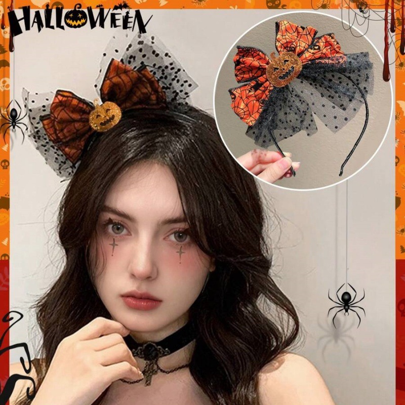 1pc Halloween Pumpkin Bow Head - Cosplay Bat Prop recension och pris