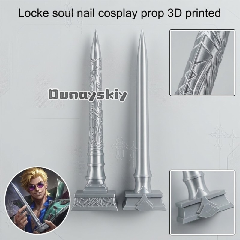 KS*27Locke The Ashen Exorcist  - Cosplay Prop 3D Print Settings recension och pris