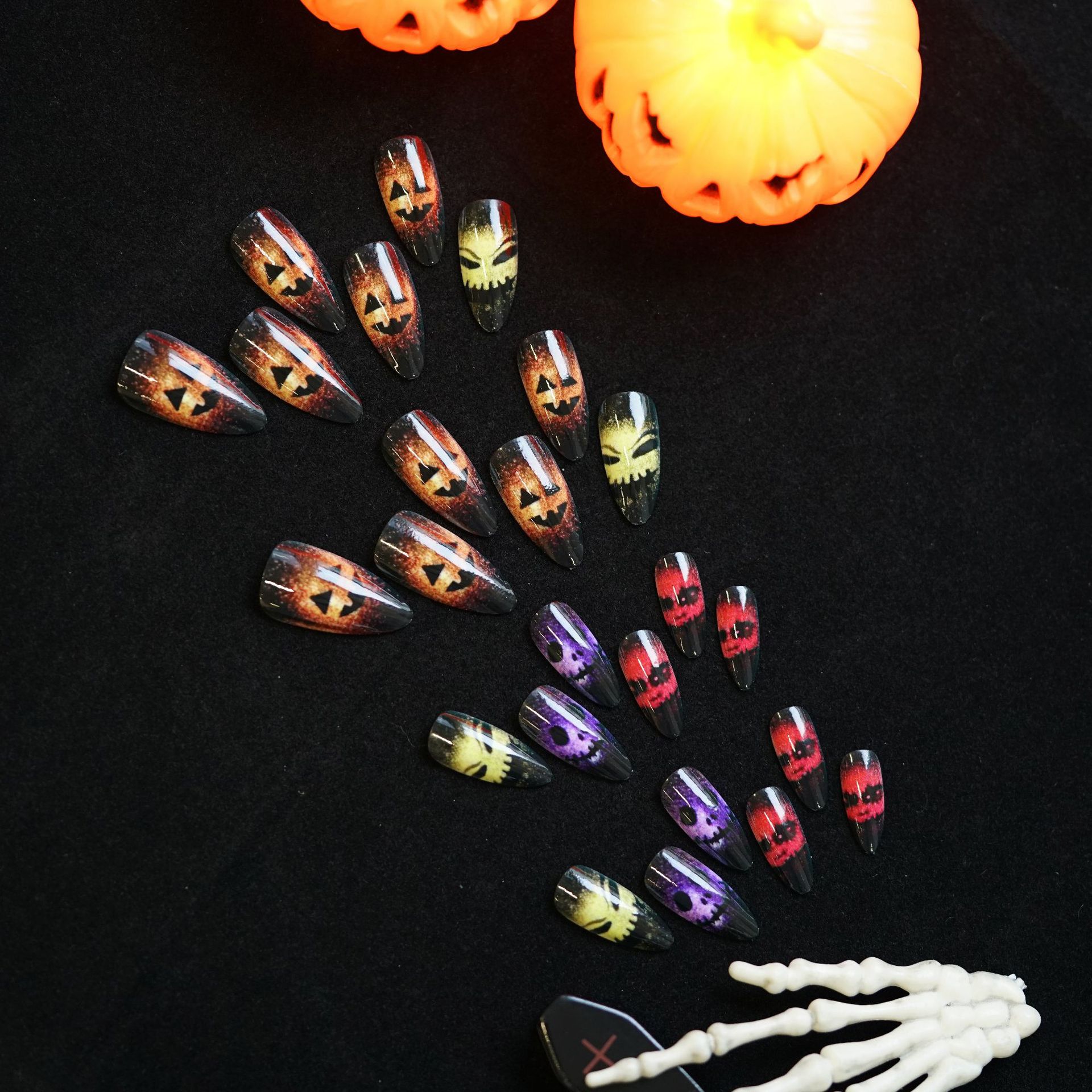 24pcs 2025 Halloween 3D Cat Ey - Cosplay Bat Prop recension och pris
