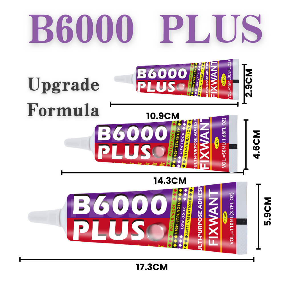 B6000 PLUS 15/50/110ML Clear C - Contact Cement Glue recension och pris