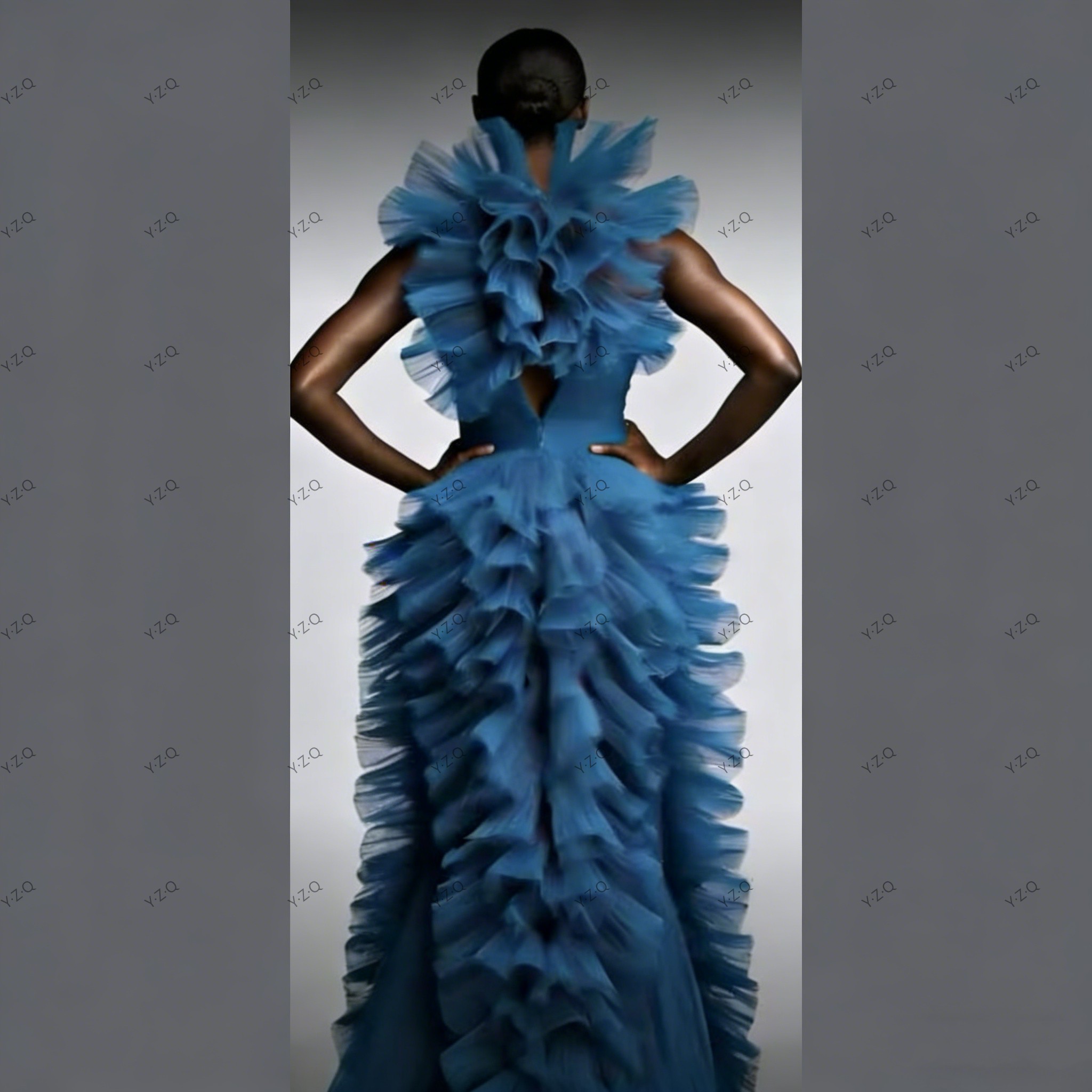 Dreamlike Blue Dresses Layered - Briar Cosplay Prop recension och pris
