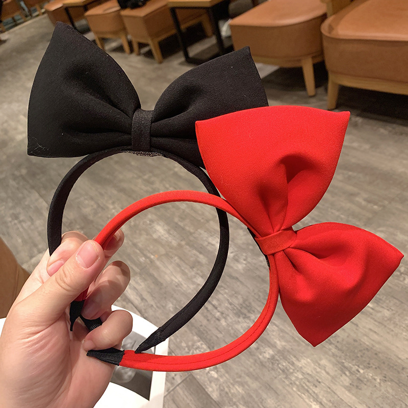 Cute Girls Red Big Bow Headban - Cosplay Floating Prop recension och pris