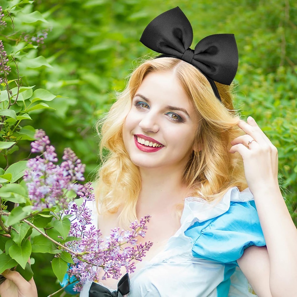 Cute Girls Red Big Bow Headban - Cosplay Floating Prop recension och pris