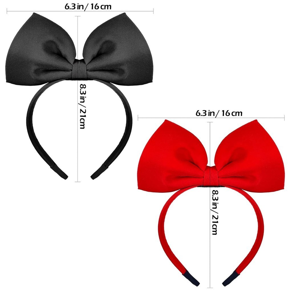 Cute Girls Red Big Bow Headban - Cosplay Floating Prop recension och pris
