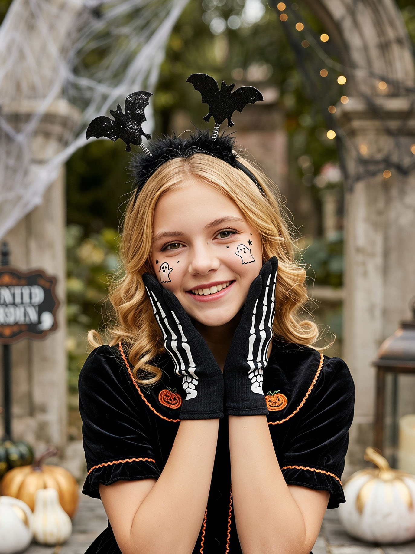2Pcs Teen Girls Halloween Acce - Cosplay Bat Prop recension och pris