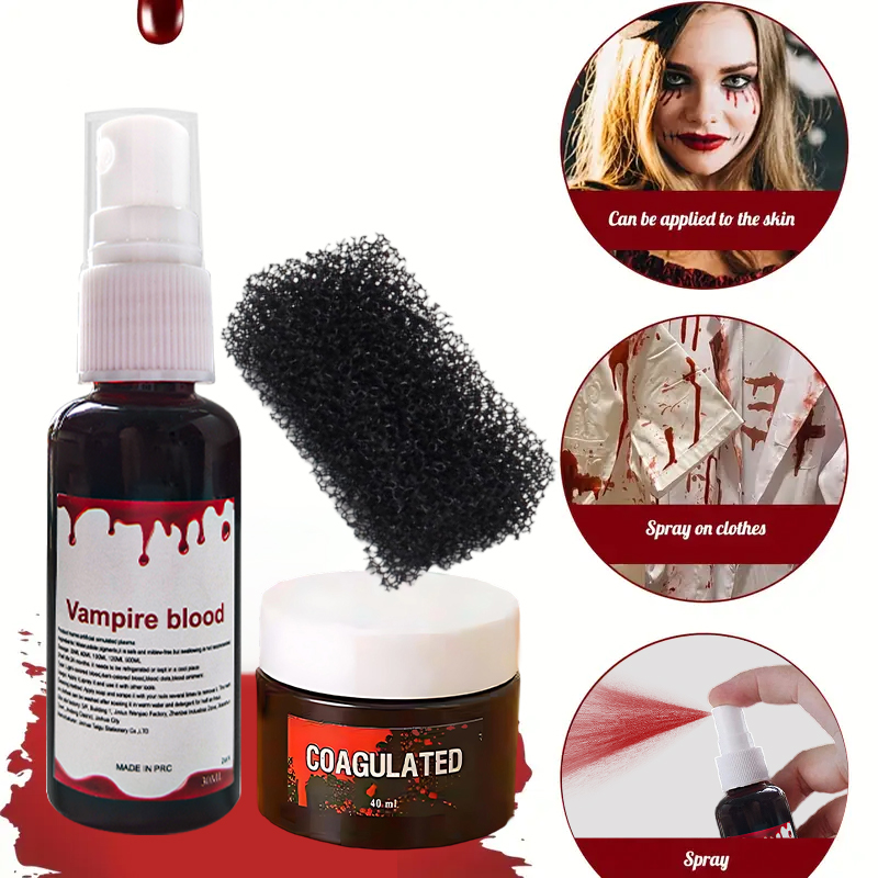 Halloween Fake Blood Makeup Ki - Body Paint Sfx recension och pris