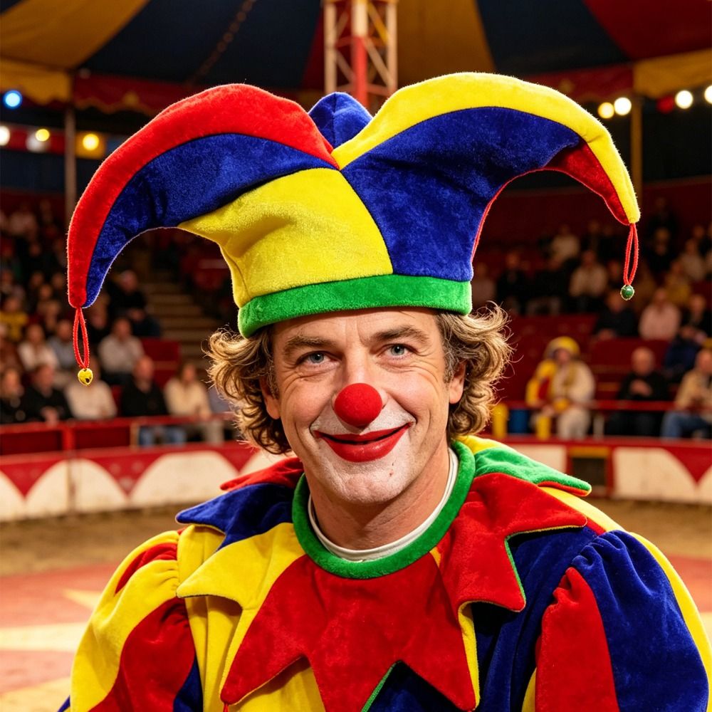 Cap Prop Multicolor Clown Hat  - Cosplay Prop Pattern recension och pris