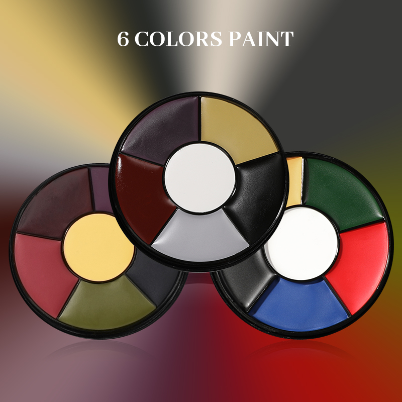6 Color Oil Face Paint palette - Body Paint Sfx recension och pris