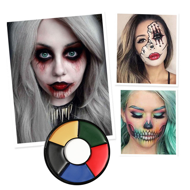 6 Color Oil Face Paint palette - Body Paint Sfx recension och pris