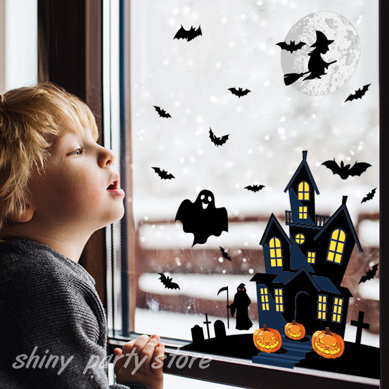 Ghost Bat Witch Window Sticker - Cosplay Bat Prop recension och pris