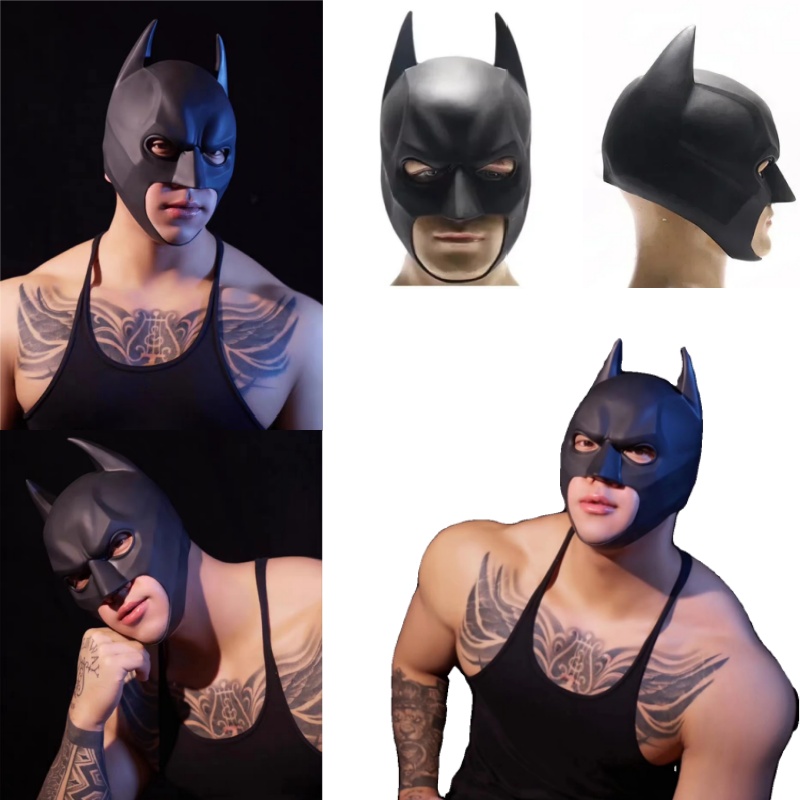 Halloween Latex Bat Mask Cospl - Cosplay Bat Prop recension och pris