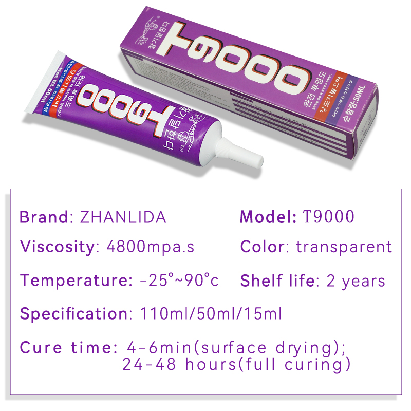 15/50/110ML T9000 Clear Glue M - Contact Cement Glue recension och pris