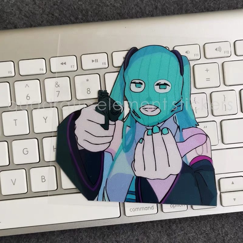 Miku Motorcycle Sticker Water  - Cosplay Floating Prop recension och pris