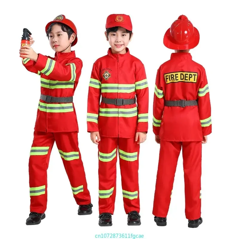 Children Firefighter Uniform S - Cosplay Prop Works recension och pris