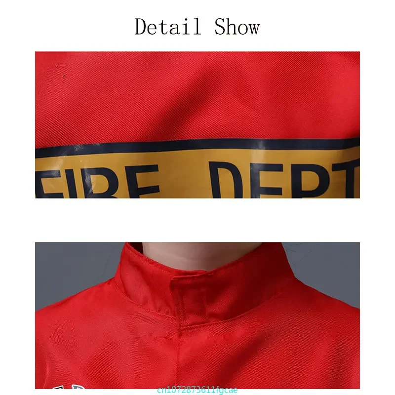 Children Firefighter Uniform S - Cosplay Prop Works recension och pris
