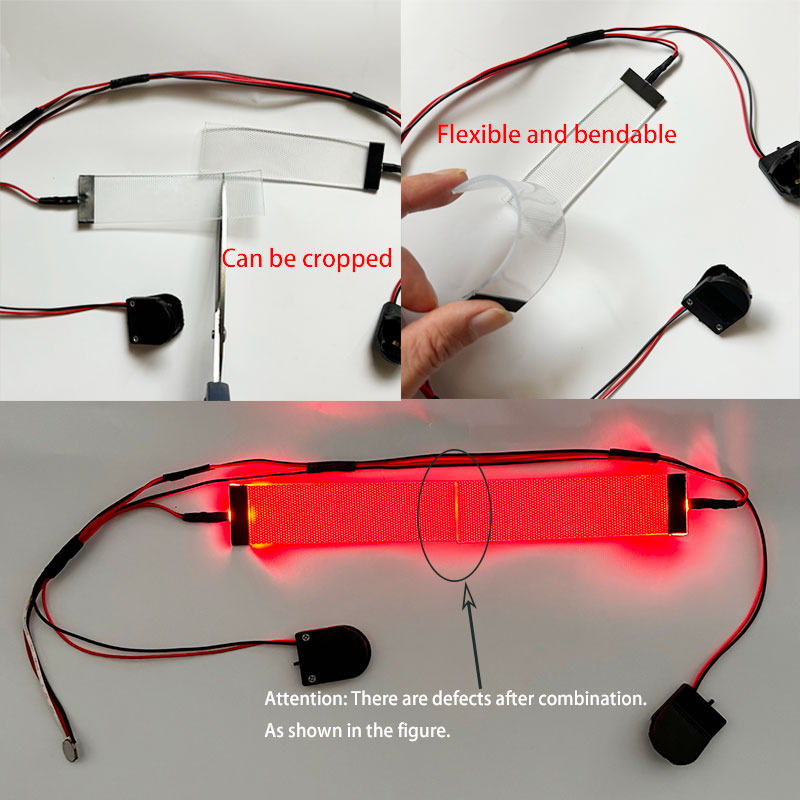 Red Flexible Bendable DIY LED  - Cosplay Prop Kit recension och pris