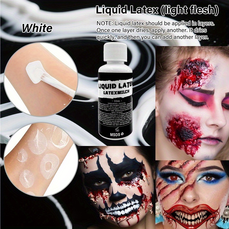 2pcs Liquid Latex Halloween SF - Body Paint Sfx recension och pris