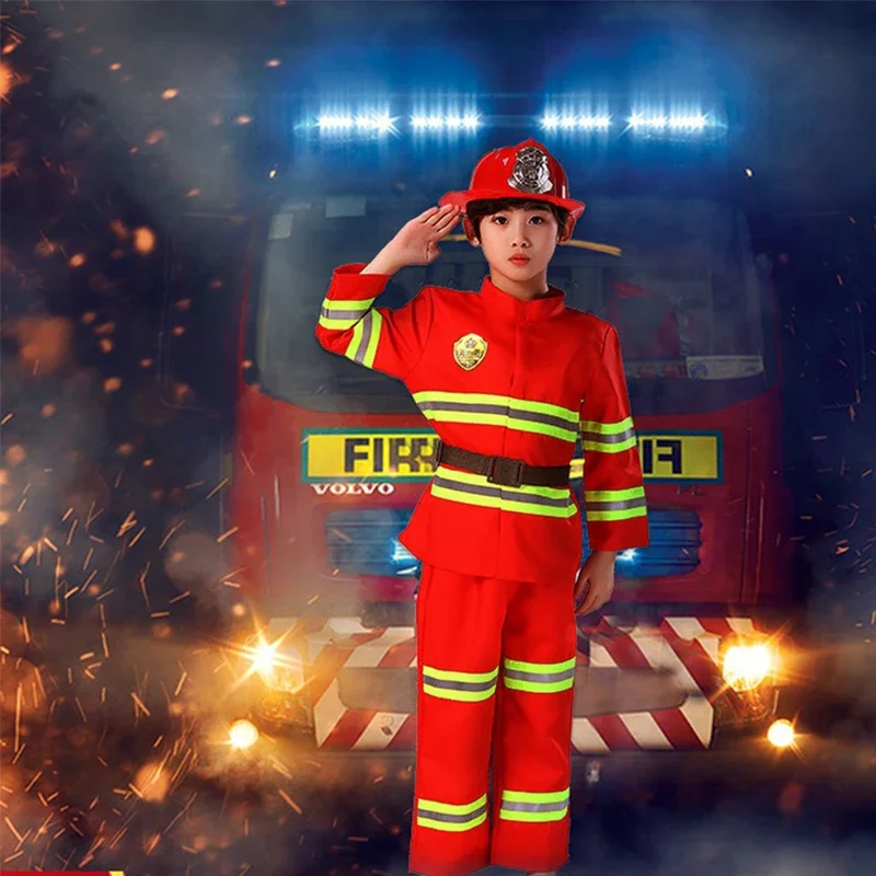 New Firefighter Uniform Sam Fi - Cosplay Prop Works recension och pris