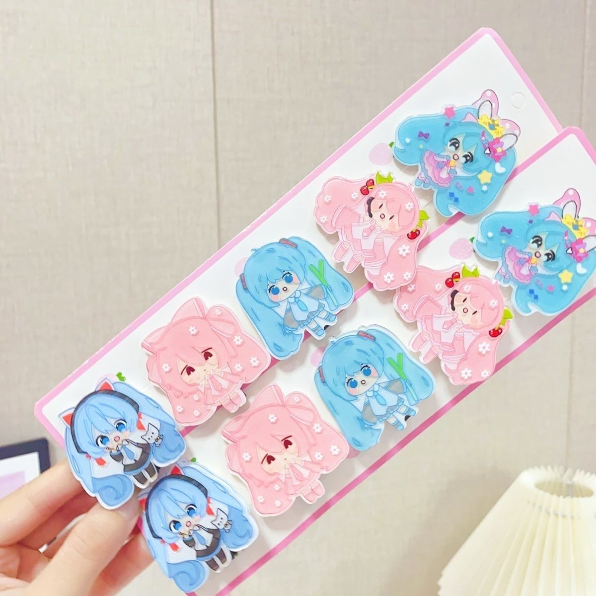 Hatsune Miku cartoon hair clip - Cosplay Floating Prop recension och pris