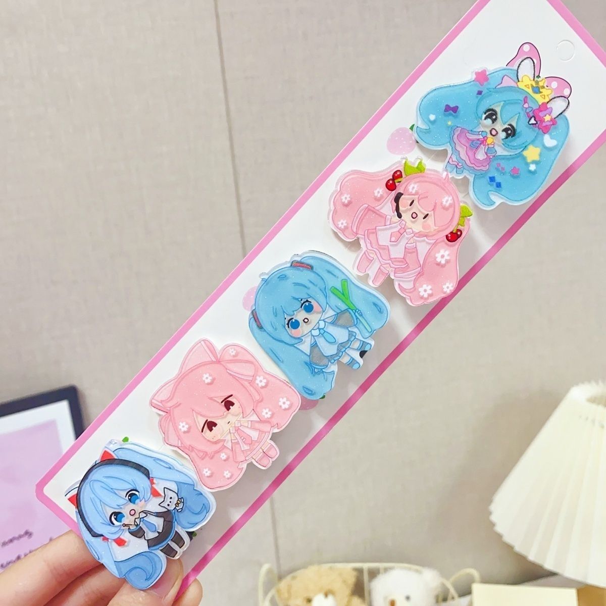 Hatsune Miku cartoon hair clip - Cosplay Floating Prop recension och pris