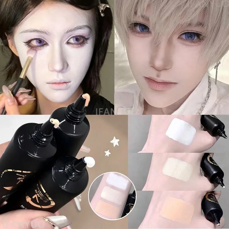 White Liquid Foundation for Ha - Cosplay Prop Primer recension och pris